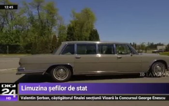 Modelul 1968 Mercedes-Benz 600 Pullman - prezentat la Digi 24