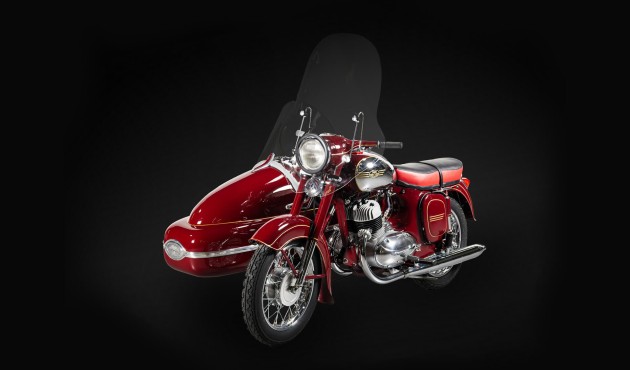 Jawa 360 with Velorex 560 sidecar