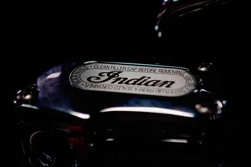 Indian Roadmaster Blue Springfield